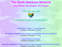 Tablet Screenshot of earthrainbownetwork.com
